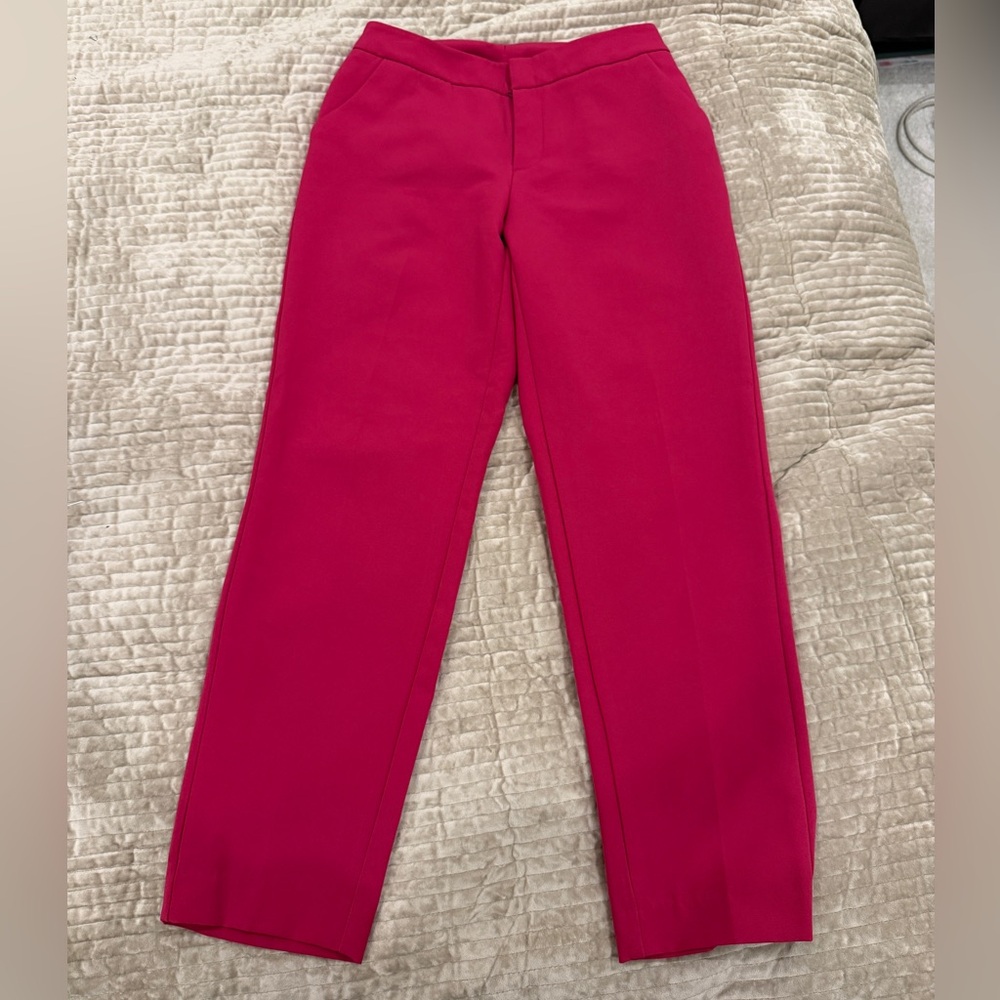 Hot pink dress pants